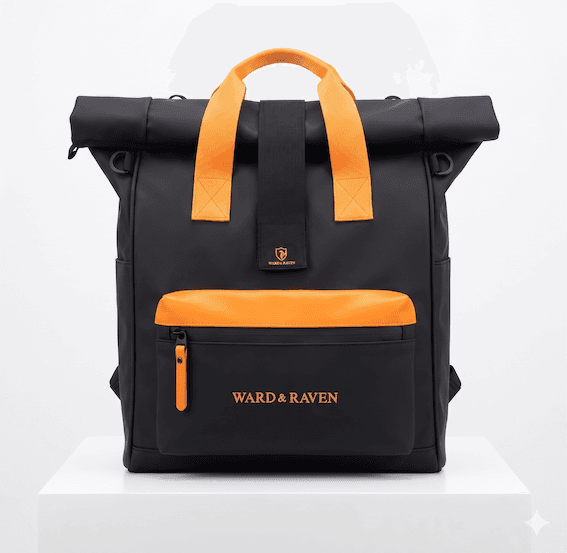 GoBag Ward & Raven noir et orange